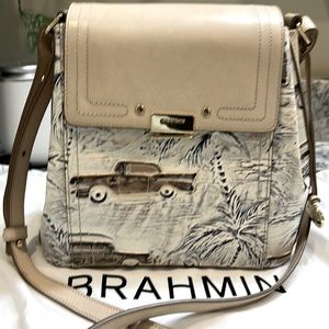 Brahmin cross body leather bag